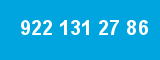 922 131 27 86